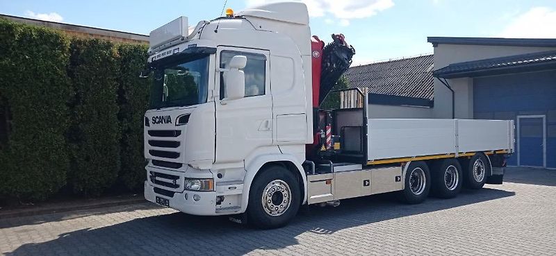 Scania (2017) R580 V8 8x4 valník + HR EURO 6 - fotka 3 z 18