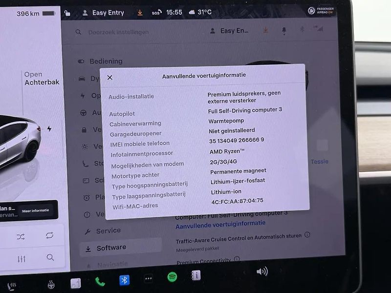 Tesla Model 3 SR LFP 220kW Ryzen 1.Maj  - fotka 6 z 12