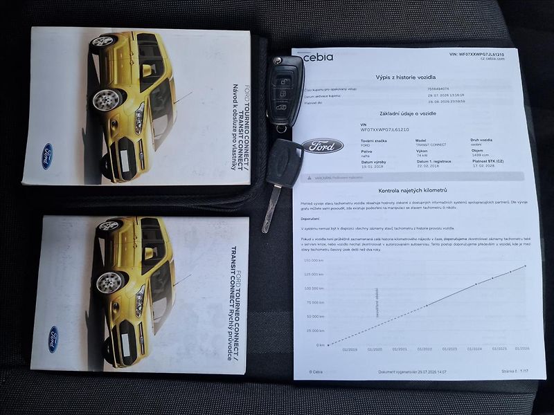 Ford Transit Connect 1.5TDCi L2 7-Míst, ČR, 1.Maj. - fotka 43 z 43