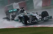 Lewis Hamilton při Velké ceně Japonska v roce 2014 na okruhu Suzuka.