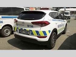 Hyundai Tucson městské policie Praha.