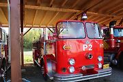Hasičský Crown Firecoach Pumper z roku 1963.