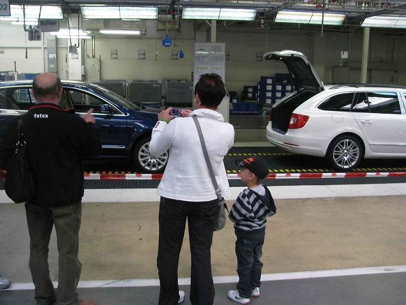 Ze dne otevřených dveří v automobilce Škoda v Kvasinách