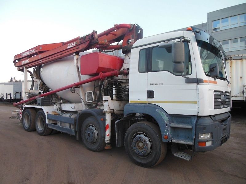 MAN TGA 35.410, 8X4, MIX + PUMPA 24M - fotka 2 z 30