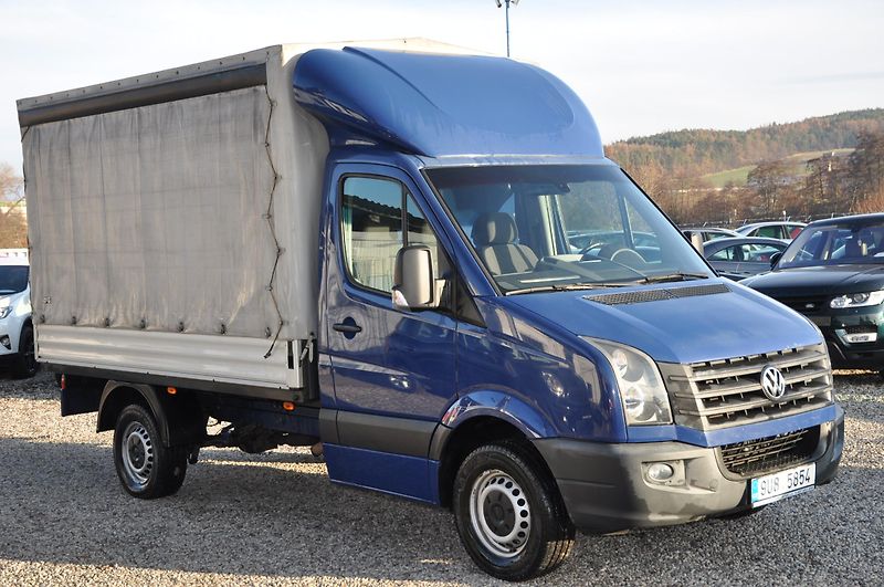 Volkswagen Crafter 2.0TDi 120kW valník + plachta - fotka 2 z 14