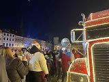 Vánoční kamion Coca-Coly se Santou dorazil do Frýdku-Místku, prosinec 2025.