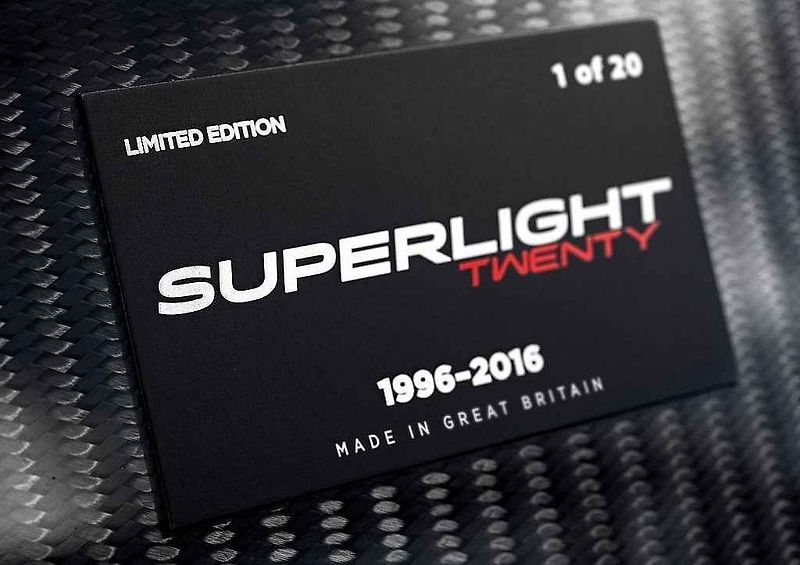 Caterham Seven Superlight Twenty.