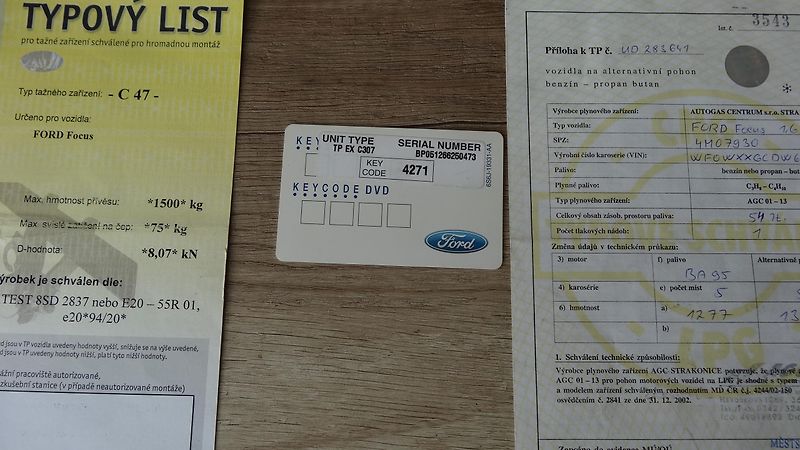 Ford Focus Kombi 1.6i 74kW LPG Taž.zař. - fotka 17 z 18