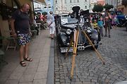 Spanilé jízdy Pálavského Oldtimeru se účastnila i legendární Hadimrška, Tatra 57b