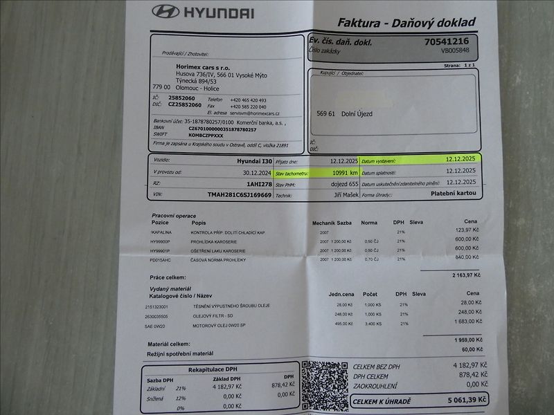 Hyundai i30 1,5 DPI 71kW Family,ČR,záruka - fotka 42 z 46