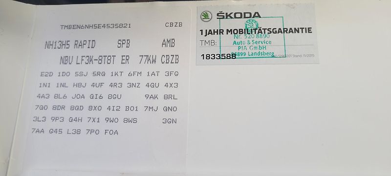 Škoda Rapid (2014) 1,2TSi 77kW Xenony StylePlus - fotka 31 z 37