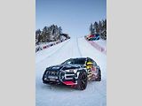 Prototyp Audi e-tron na sjezdovce