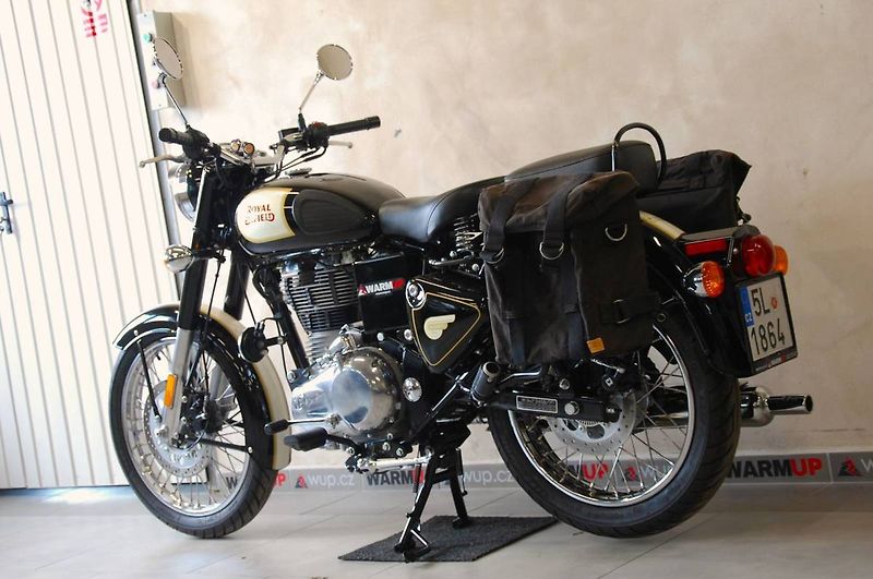 Royal Enfield Bullet 500 Classic (2021) krásný stav,1.m - fotka 15 z 21