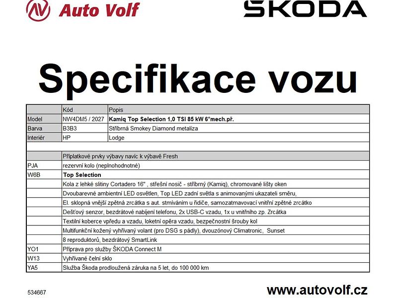 Škoda Kamiq Top Selection 1,0TSI 85kW - fotka 2 z 2