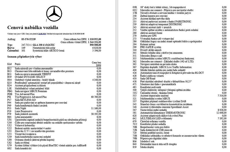 Mercedes-Benz GLA GLA 200d 4M - fotografie inzerátu