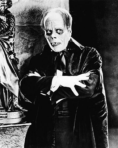 Takto vypadal Fantom opery ve filmovém zpracování z roku 1925., zdroj: Wikimedia Commons, volné dílo