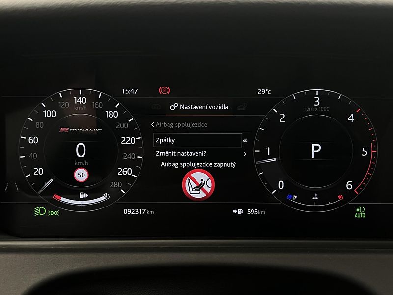 Land Rover Range Rover Velar D300 S AWD AUT CZ - fotka 24 z 47