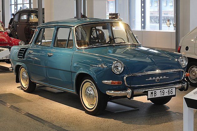 Škoda 1000 MB z roku 1966 v Muzeu v Mladé Boleslavi., zdroj: Wikimedia Commons, Ralf Roletschek, CC BY 3.0