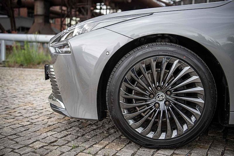 Prezentace vozidla Toyota Mirai, prvního auta na vodíkový pohon v ČR, které bude poprvé k vidění na Moravě, 19. srpna 2021 v Ostravě.
