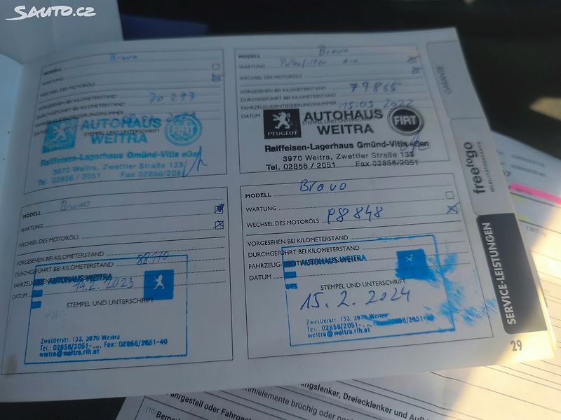 Fiat Bravo KRÁSNÉ,110KM,SERVISKA,1MAJITEL - fotka 12 z 24