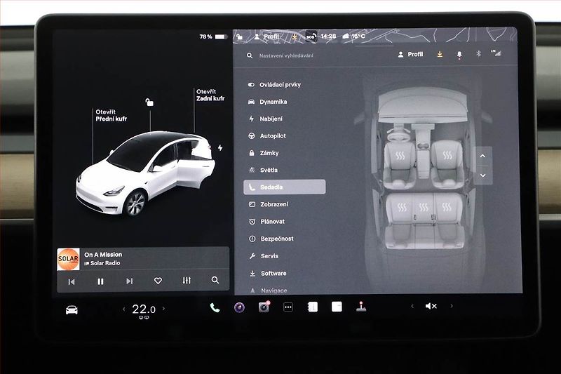 Tesla Model Y (2021) Long Range AWD 75kWh, SoH 91% - fotka 18 z 28