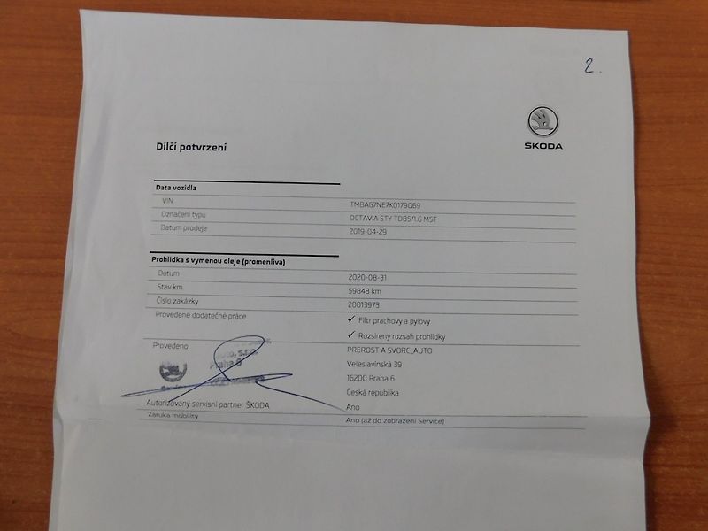 Škoda Octavia (2019) III 1.6 TDi ČR - fotka 33 z 36