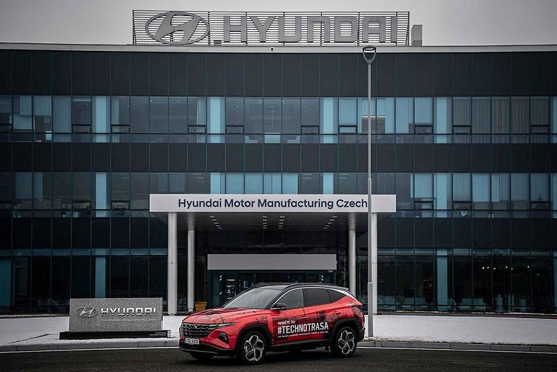 Automobilka Hyundai v Nošovicích, leden 2022.