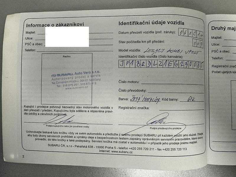 Subaru Legacy kombi 2.0D Sport, 6MT, CZ - fotka 45 z 51