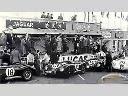 Vítězný Jaguar C-Type.