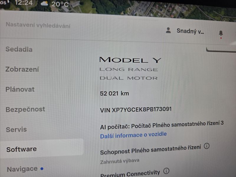 Tesla Model Y 0,0 LR 4x4 FSD Tažné 94% Záruk - fotka 16 z 22