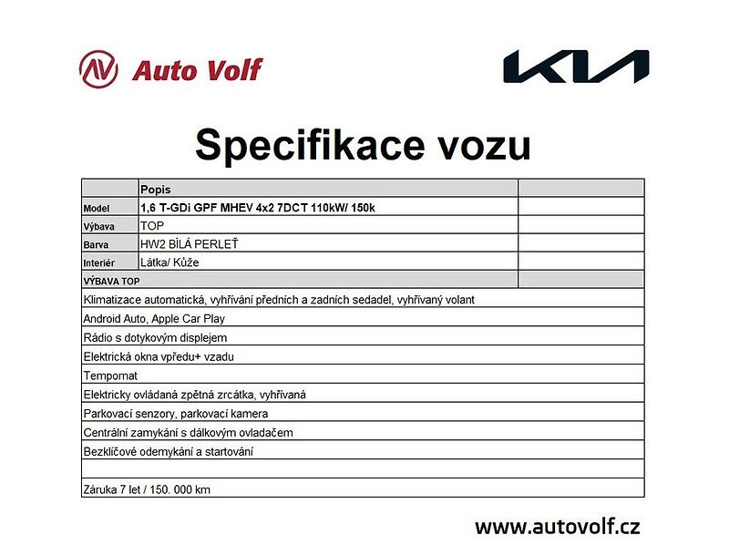 Kia Sportage TOP 1,6 T-GDi GPF 7DCT 110kW/1 - fotka 2 z 13