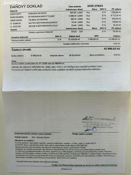 Škoda Octavia 1.2 TSI 77kW CZ 1.majitel - fotka 23 z 37
