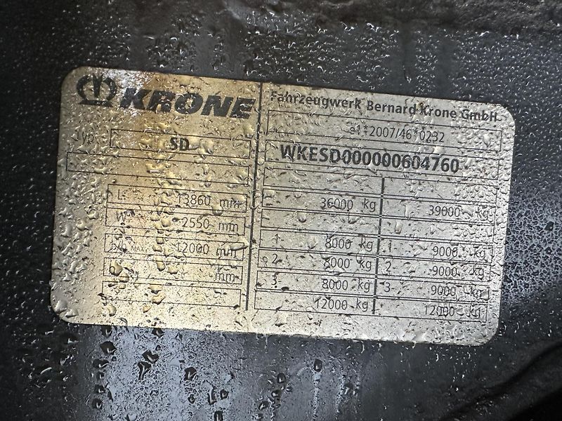 Krone SD (2014) SKŘÍŇ ,LOWDECK, ZVEDACÍ NÁP. - fotka 7 z 30