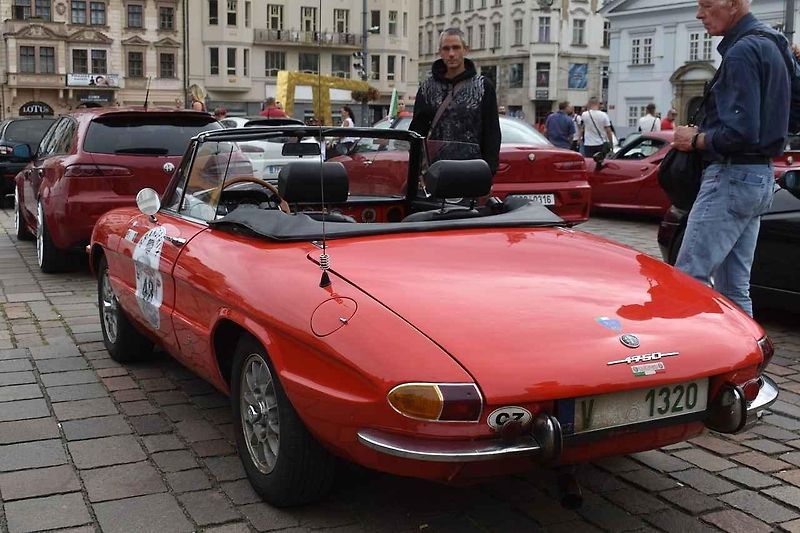 Sraz vozů Alfa Romeo v Plzni v září 2020