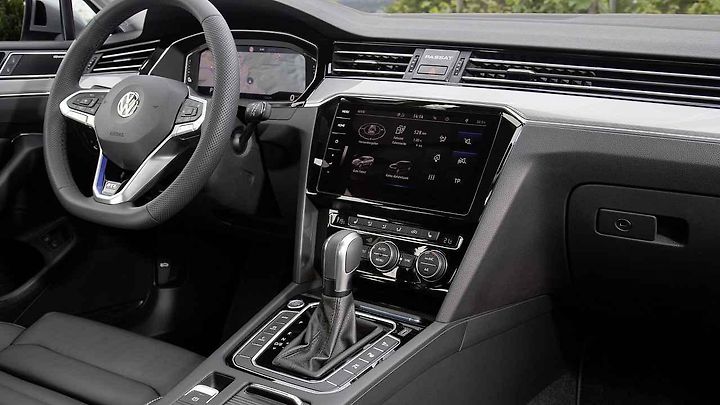 Interiér modernizovaníého VW Passat