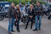 Z benefiční jízdy motocyklů na podporu válečných veteránů.