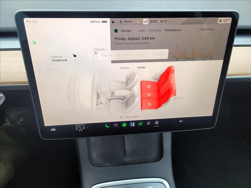 Tesla Model 3 AWD,LR,366kw,DUAL,SOH 89% - fotka 36 z 50
