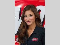 Leah Pritchett a její dragster.