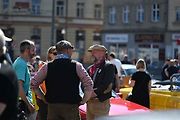 Prvomájová jízda automobilových veteránů 2025 v Ústí nad Labem.