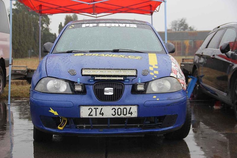 Rallyslalom 2024 Přerov na bochořském letišti.