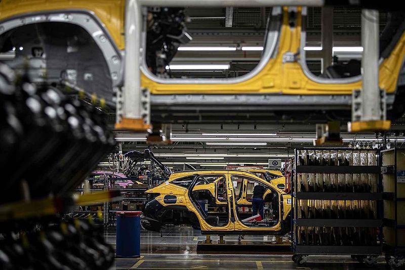 Automobilka Hyundai v Nošovicích, leden 2022.