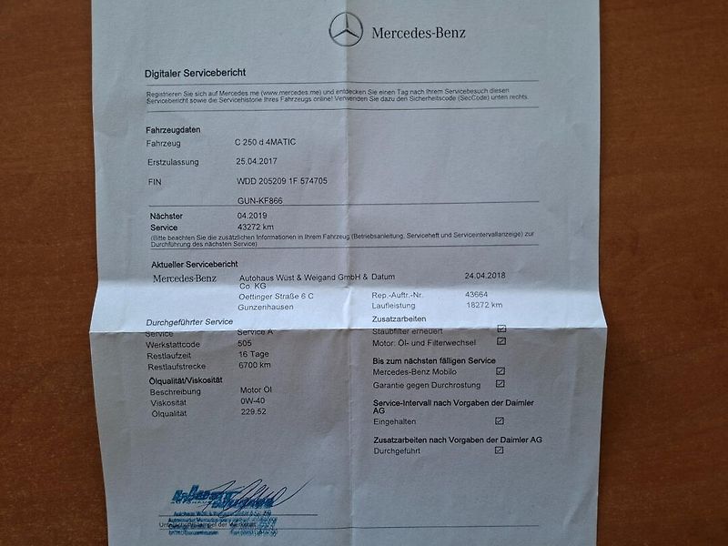 Mercedes-Benz Třídy C (2017) C 250d 150kW 4MATIC BURMESTER - fotka 43 z 50