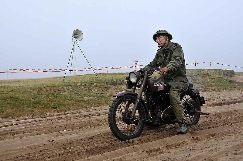 Motocykl BSA M20.