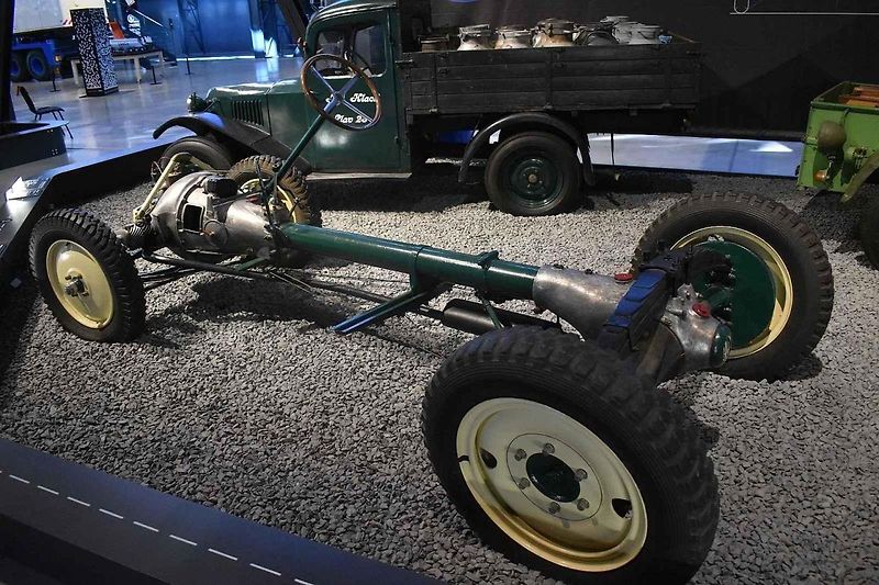Tatra 11 v muzeu nákladních automobilů v Kopřivnici