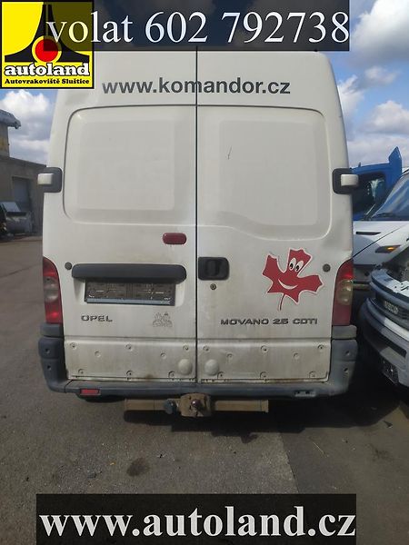 Opel Movano (2008) VOLAT602 792 738 - fotka 4 z 7