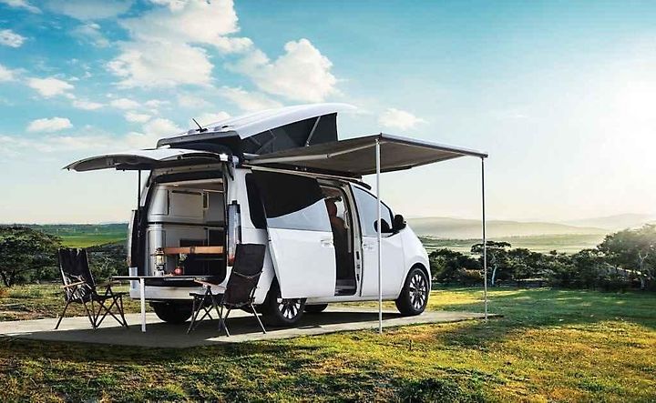 Koncept elektrického obytného auta Hyundai Staria Camper.