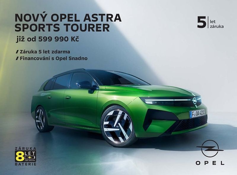 Opel Astra (2026) Edition ST Hybrid 145 k eDCT6 - fotka 2 z 28