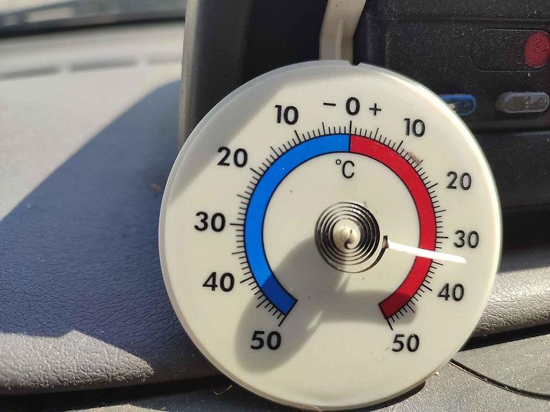 Protisluneční plachta na auto pomáhá výrazně snížit teplotu v interiéru.