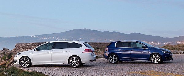 Peugeot 308 SW GT a Peugeot 308 GT.