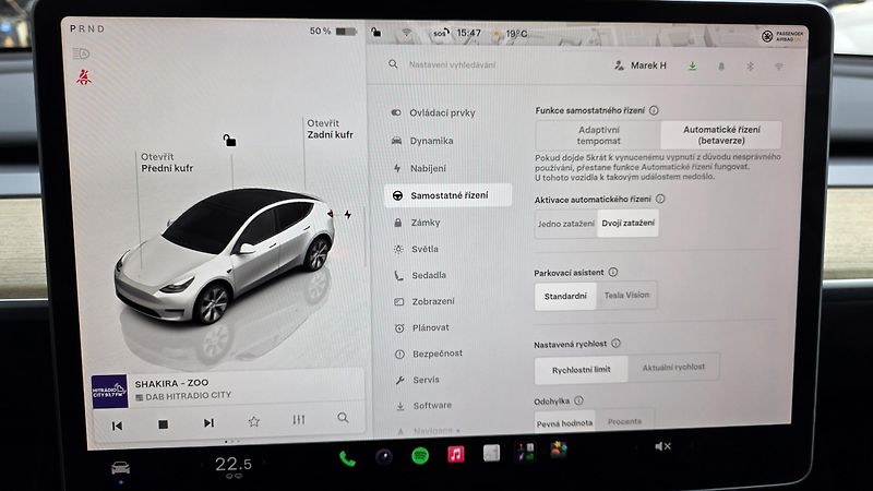Tesla Model Y (2023) LR AWD Záruka SoH 93,2% - fotka 20 z 33